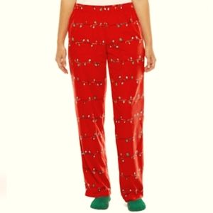 Sleep Chic Women's Plus Fleece Pajama Pants and Socks XL NWT